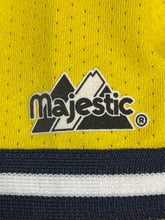 Load image into Gallery viewer, Vintage Atlanta Braves Yellow Mesh Jersey by Majestic(Large)