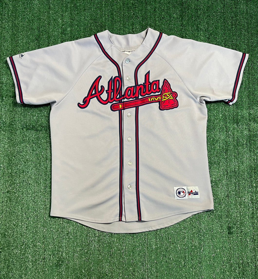 Vintage “Atlanta” script Braves baseball Jersey(Chipper Jones)