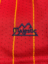 Load image into Gallery viewer, Vintage 90s Red Atlanta Braves Alternate Pin Stripe Jersey
