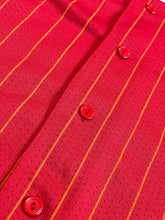 Load image into Gallery viewer, Vintage 90s Red Atlanta Braves Alternate Pin Stripe Jersey
